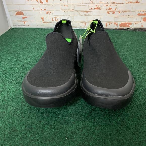 OOFOS OOmg eeZee Low Black Comfort Slip On Recovery Shoes Women's 9 US - Picture 5 of 11